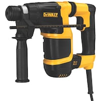 DEWALT 6A L-Shape Rotary Hammer Drill with SDS+, 3/4-in Front_Angled_Left