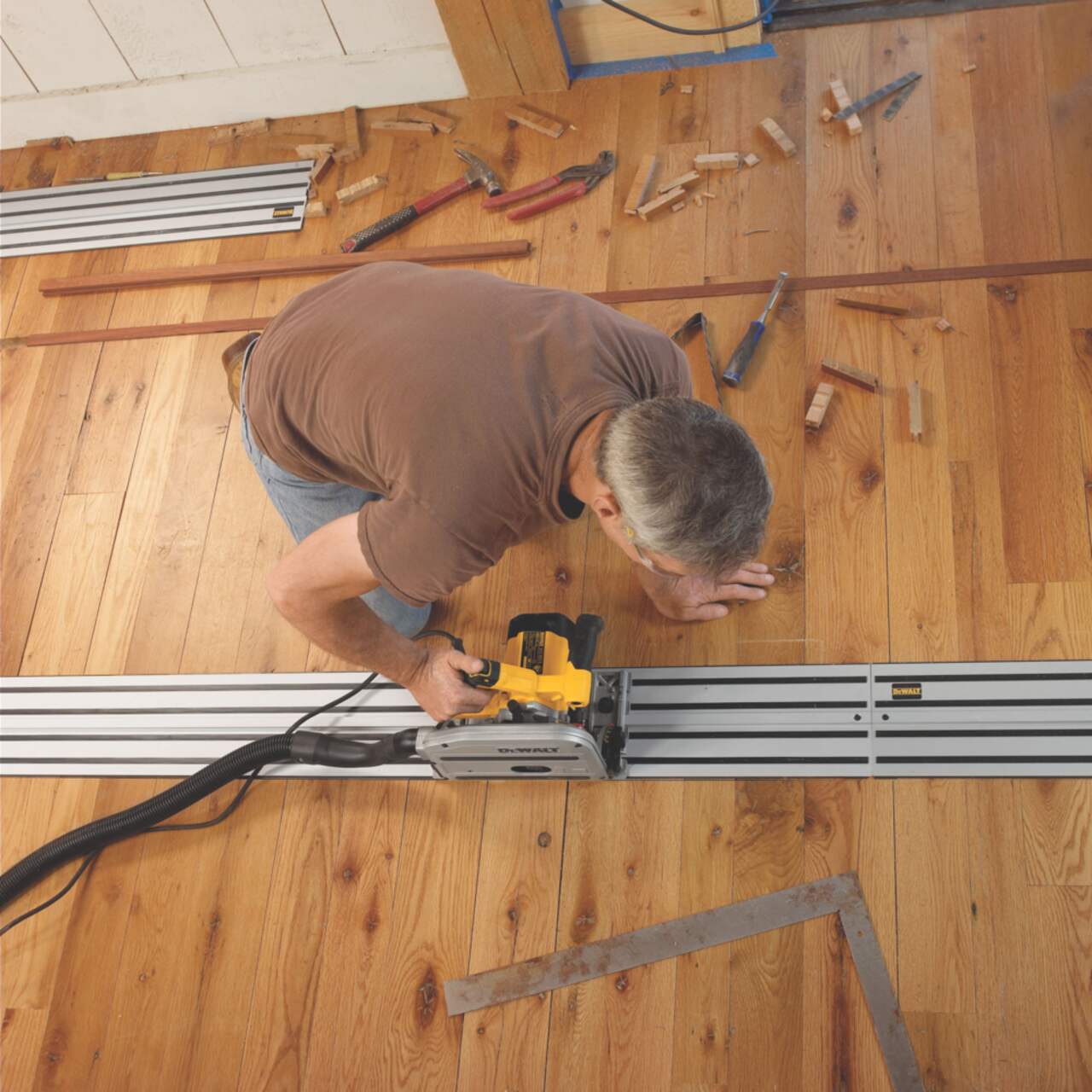 Dewalt track saw shop corded