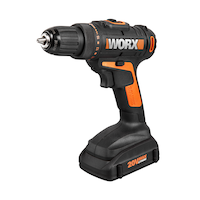 Worx 20V Max Li-Ion Cordless Drill/Driver, 3/8-in Front_Angled_Left