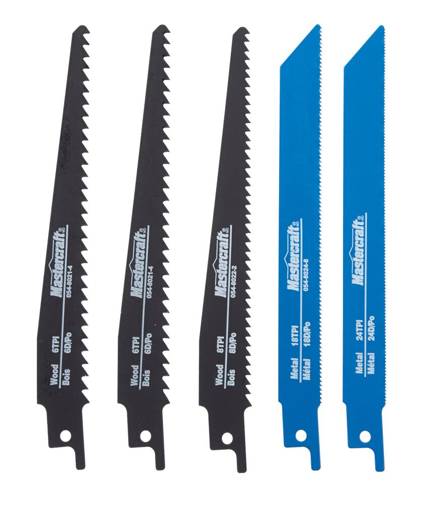 Mastercraft 6A Reciprocating Saw with 6Piece Blade Set Canadian Tire