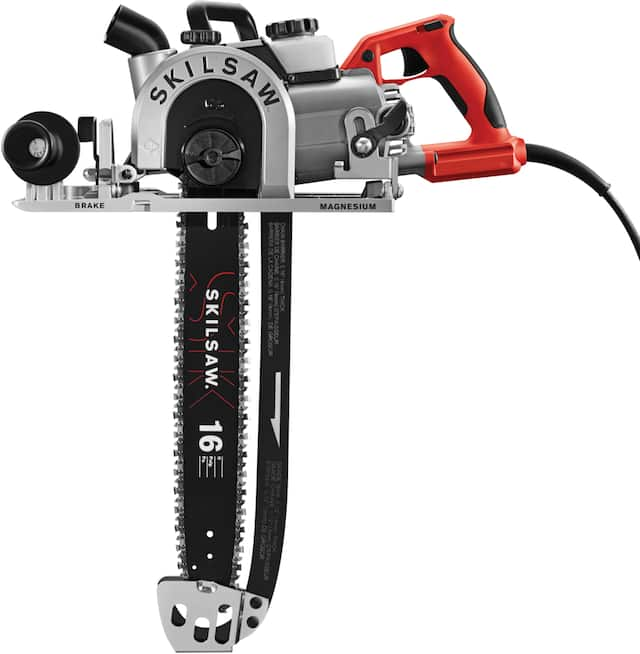 Scie à Chaîne De Charpenterie à Vis Sans Fin 15 A Skilsaw Spt55 11 Sawsquatch Avec Frein 4755