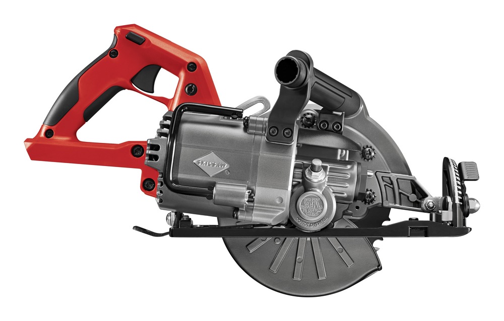 Scie circulaire sans fil à vis sans fin SKILSAW SPTH77M01 TRUEHVL avec lame au carbure, outil