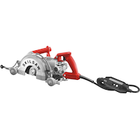SKILSAW SPT79-00 Medusaw Worm Drive Circular Saw For Concrete with Dust Management, 7-in Front_Three_Fourths_Angled_Left