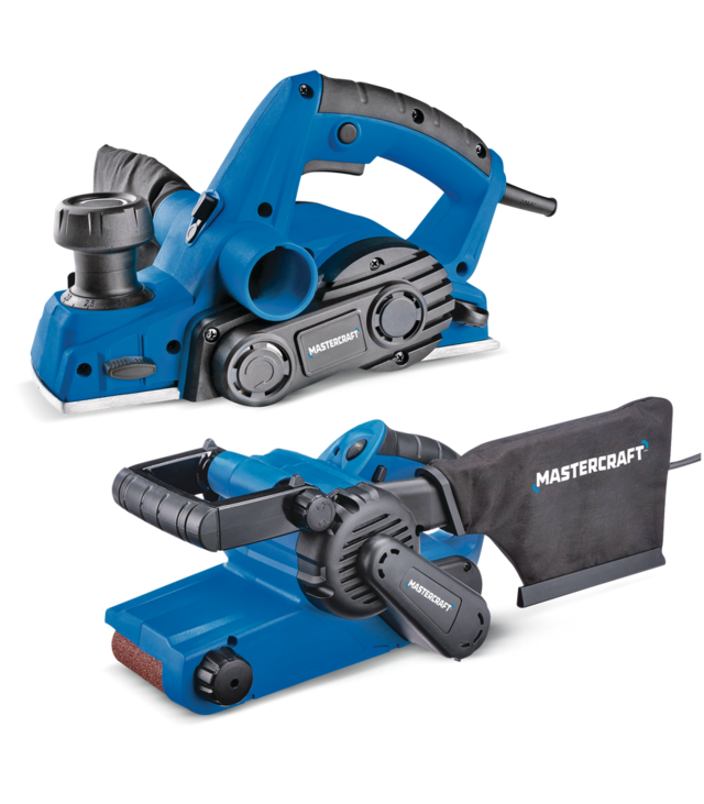 Mastercraft 6A Corded Variable Speed 3 x 21in Belt Sander & 31/4in