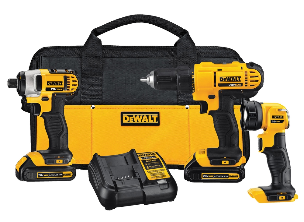 DEWALT 20V Max LiIon 3Tool Cordless Combo Kit Canadian Tire