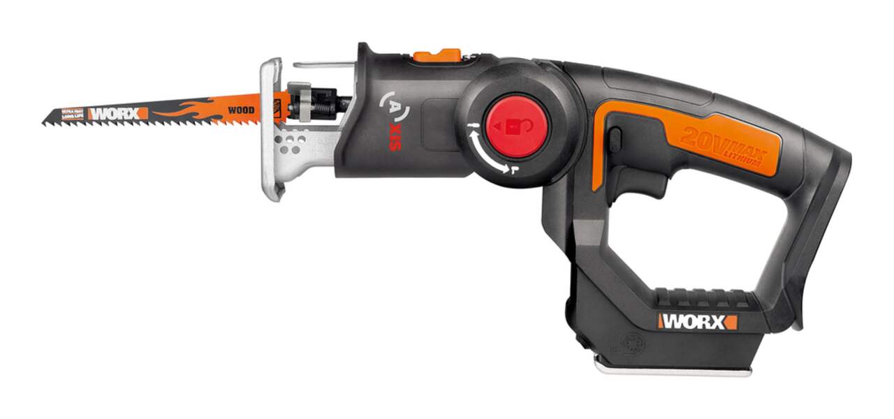 WORX 20V Max Li Ion Axis 2 in 1 Jigsaw Reciprocating Saw