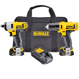 DEWALT 12V Max Li-Ion Cordless Drill & Impact Driver Combo Kit