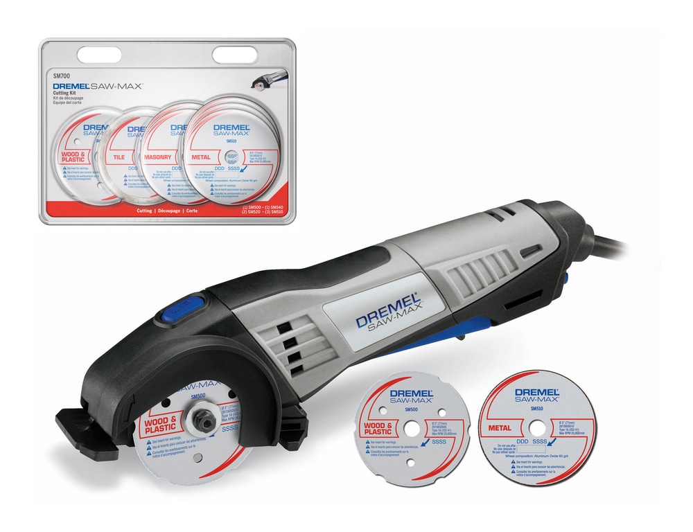 Dremel SM2003B SawMax 6A Compact Circular Saw Kit with Assorted Wheel