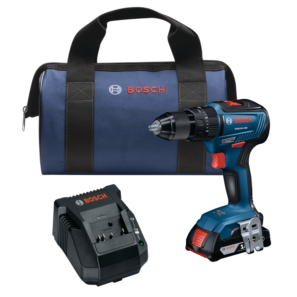 Bosch 18V Brushless 1/2in Hammer Drill/Driver Combo Kit Canadian Tire