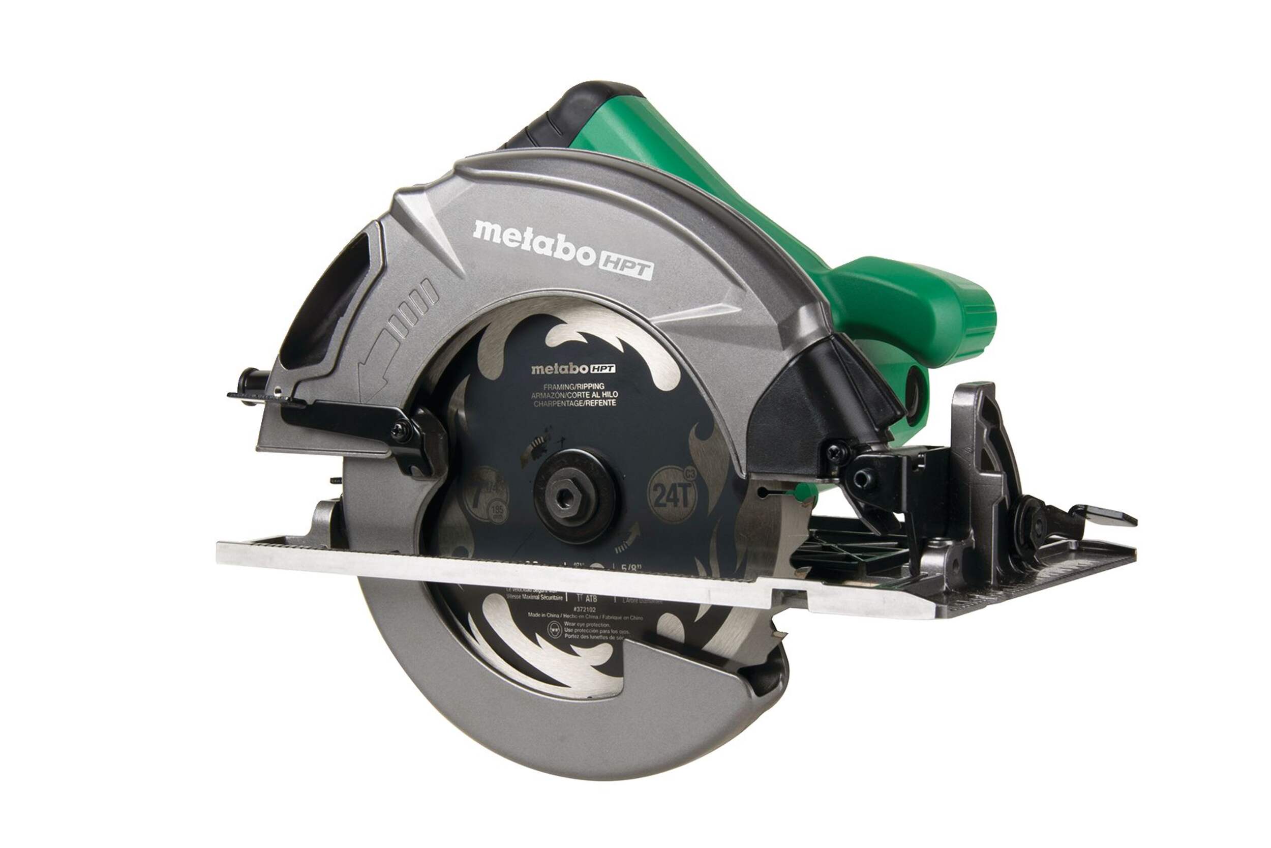 Scie circulaire avec fil Metabo, 7 1/4 po Front_Angled_Right