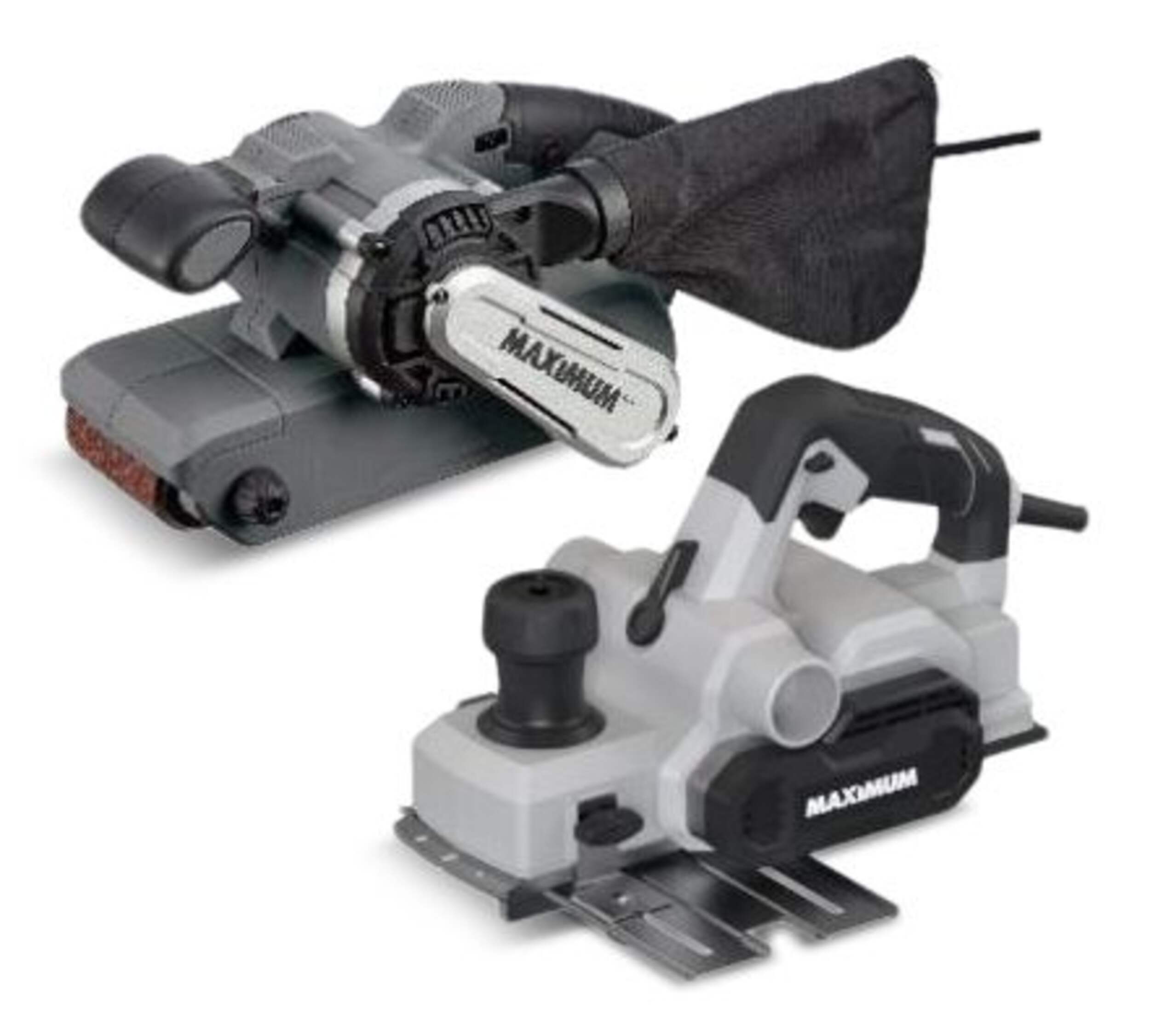 MAXIMUM 8A Belt Sander & 7A Corded 31/4in Portable Hand Planer
