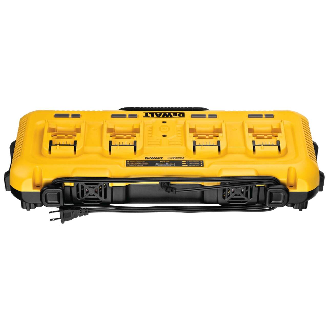 DEWALT DCB104 12V/20V MAX 4-Port Simultaneous Fast Charger