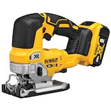 DEWALT DCS334P1 20V Max Li-Ion Cordless Jigsaw with 20V MAX 5.0Ah Battery & Kit Box Front_Angled_Left