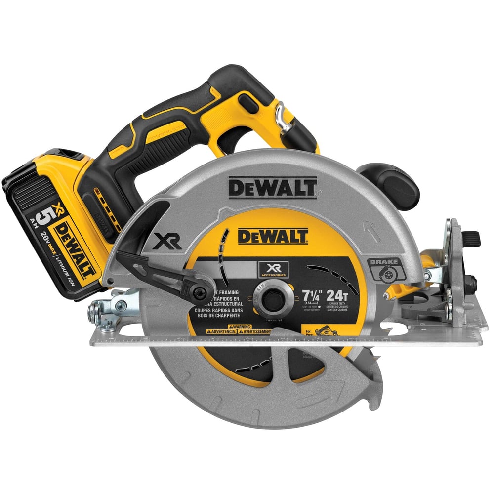 DEWALT DCS570P1 20V MAX XR Brushless Circular Saw with 20V MAX 5.0Ah  Battery  Bag, 7-1/4-in Canadian Tire