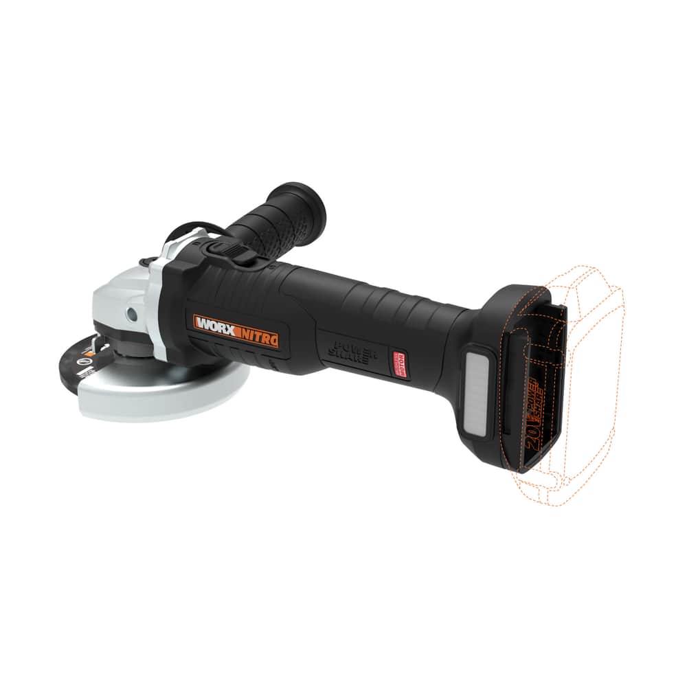 WORX NITRO 20V Brushless Angle Grinder, 1/2-in (Tool Only) Canadian Tire