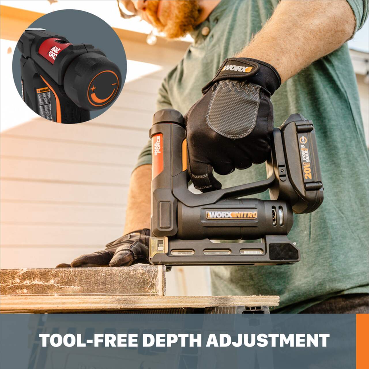 Worx cordless new arrivals nail gun