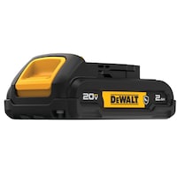 DEWALT DCB203G 20V MAX Oil-Resistant 2.0Ah Battery Front_Angled_Left