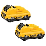 Batterie au lithium-ion DEWALT DCB124-2 12 V MAX, 3 A, paq. 2 Front_Angled_Left