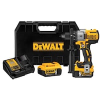 DEWALT DCD991P2 20V MAX XR Premium Brushless 3-Speed Drill Kit, 1/2-in, 5.0Ah Composite_or_Mixed