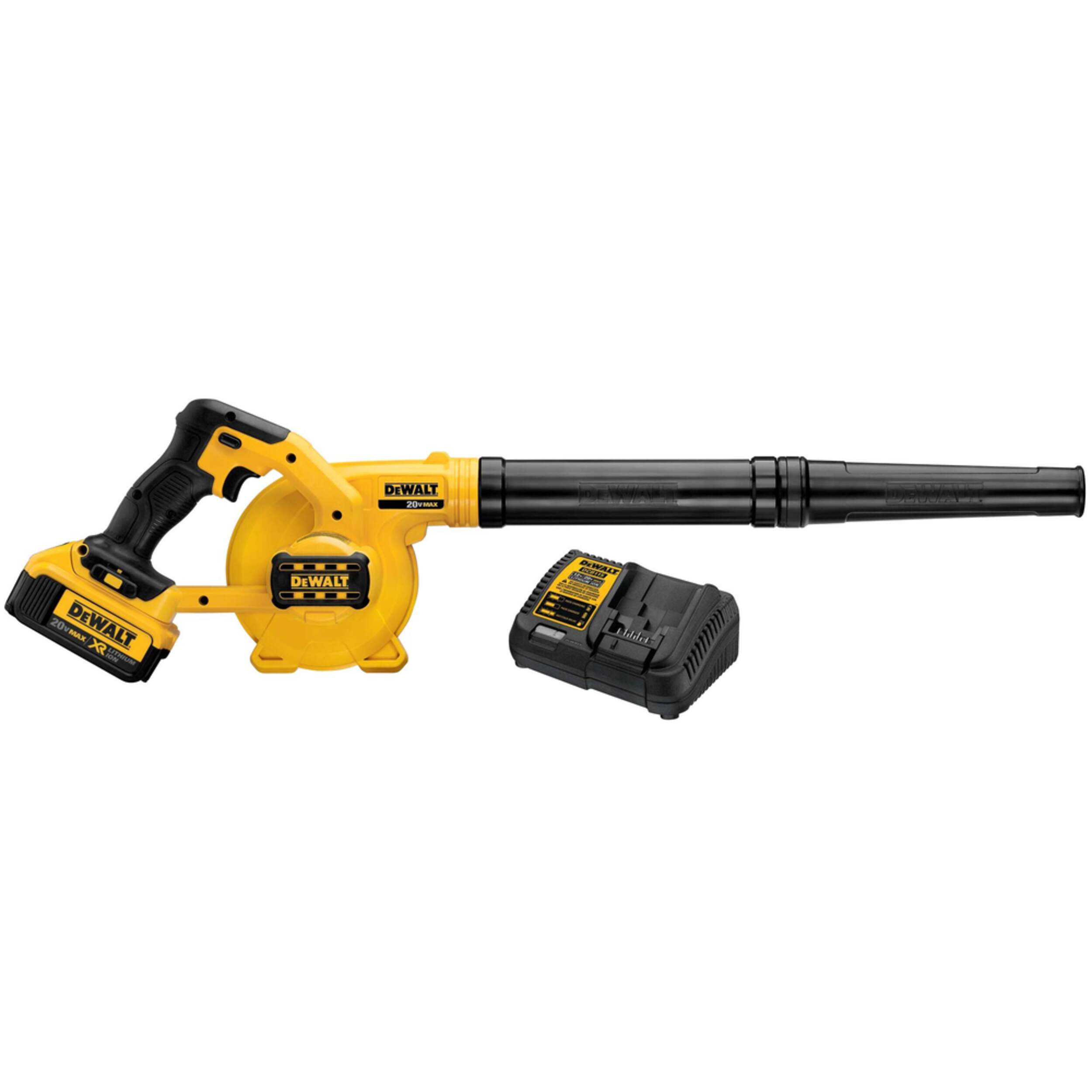 DEWALT DCE100M1 20V MAX Li-Ion Compact Jobsite Blower Kit, 4.0Ah Composite_or_Mixed