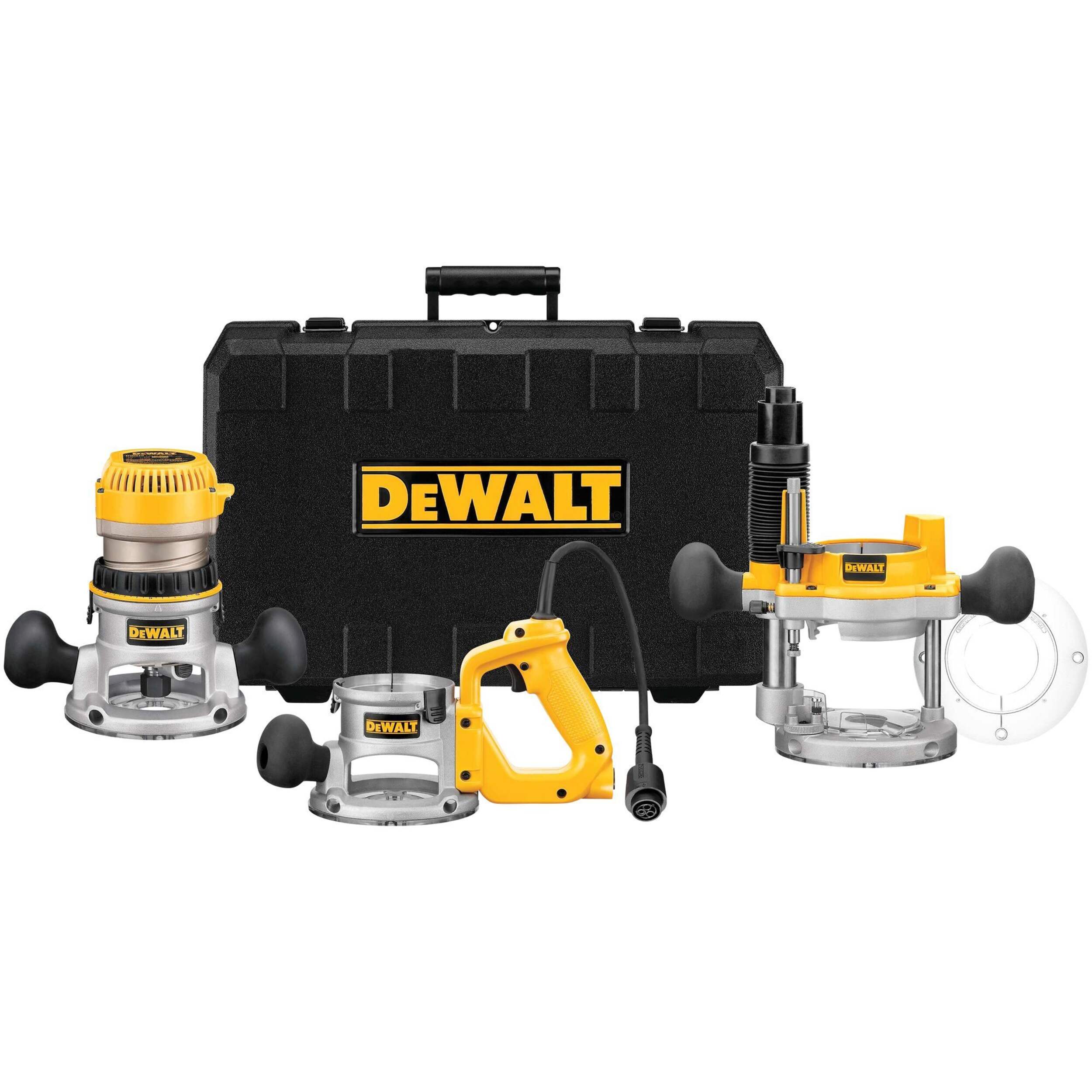 Trousse de toupie Dewalt à trois bases DW618B3, 2&nbsp;1/4&nbsp;HP (puissance max du moteur) Composite_or_Mixed