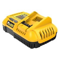 DEWALT Fast Charger DCB118 20V MAX 8-Amp Battery Charger Front_Three_Fourths_Angled_Left