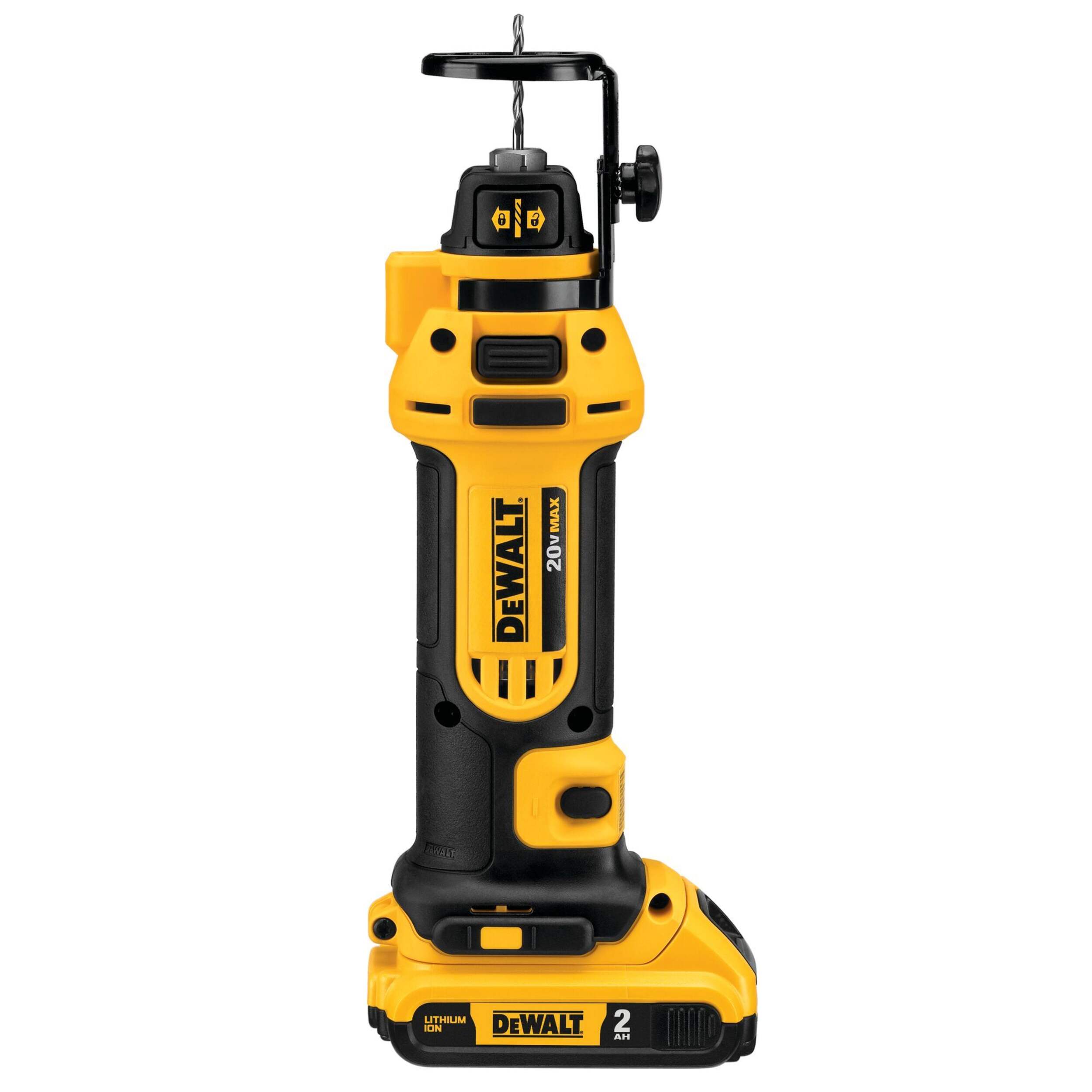 Outil à découper pour cloison sèche DEWALT DCS551D2 au Li-Ion de 20&nbsp;V MAX Front_Flat