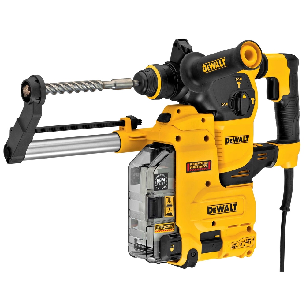 DEWALT D25333KDH 11/8in SDS+ L Shape Rotary Hammer Drill Kit with