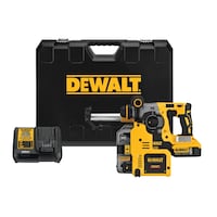 DEWALT DCH273P2DHO 20V MAX XR 1-in L-Shape 3-Mode Brushless SDS+ Rotary Hammer Drill Kit with Dust Extractor Composite_or_Mixed