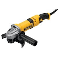 DEWALT DWE43116 4-1/2-in to 6-in Higher Performance Rat Tail Grinder with Trigger Switch Front_Three_Fourths_Angled_Left