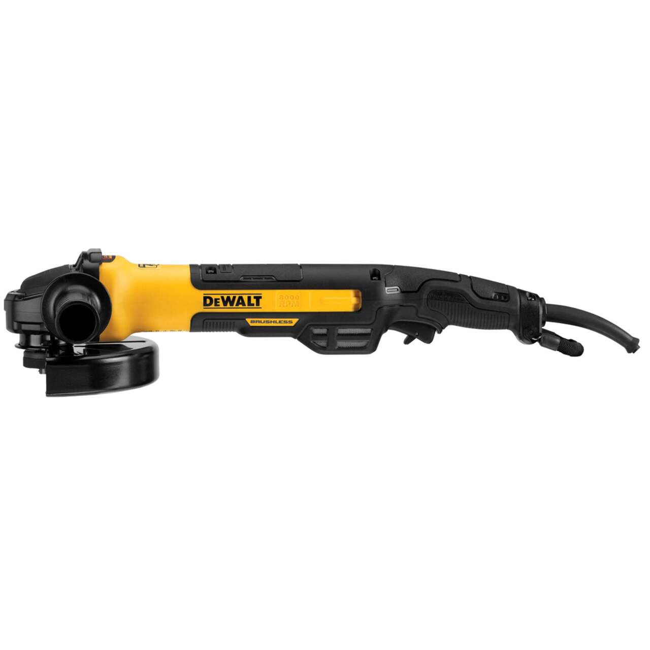 DEWALT DWE43840CN 7 in Brushless Rat Tail Small Angle Grinder No
