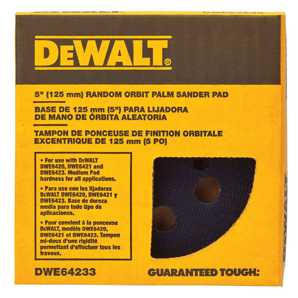 DEWALT DWE64233 5-in Hook  Loop Pad Canadian Tire