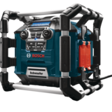 Bosch PB360C Power Box Jobsite AM/FM Radio/Digital Media Stereo Front_Three_Fourths_Angled_Left