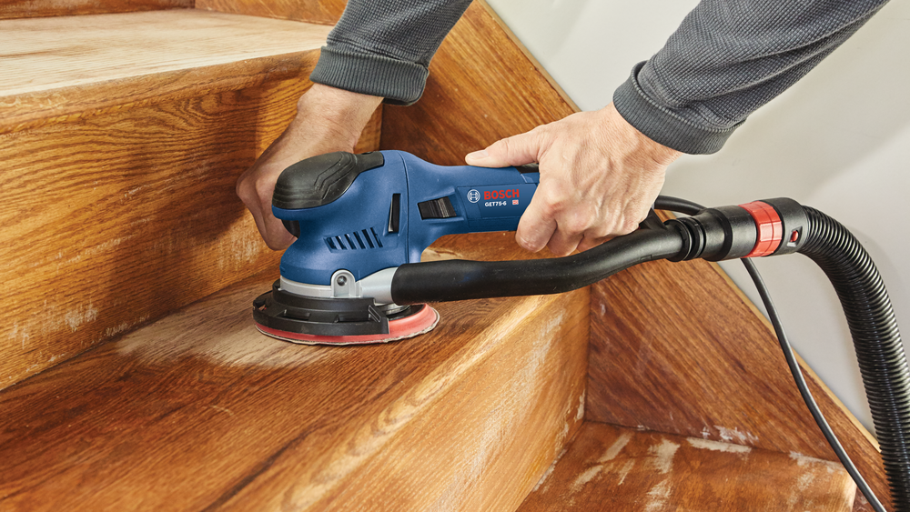 Bosch 6-in Dual-Mode Random Orbit Sander Side_Left