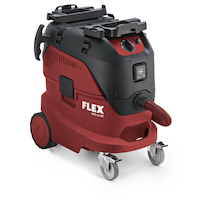 FLEX VCE 44 L AC HEPA  Wet Dry Vacuum Cleaner with 13-ft Anti-Static Suction Hose, 12-Gallon Front_Three_Fourths_Angled_Right