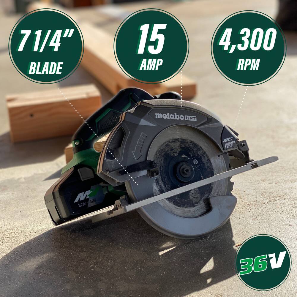 Metabo HPT 36V Brushless 7-1/4-in Circular Saw, Bare Tool Canadian Tire