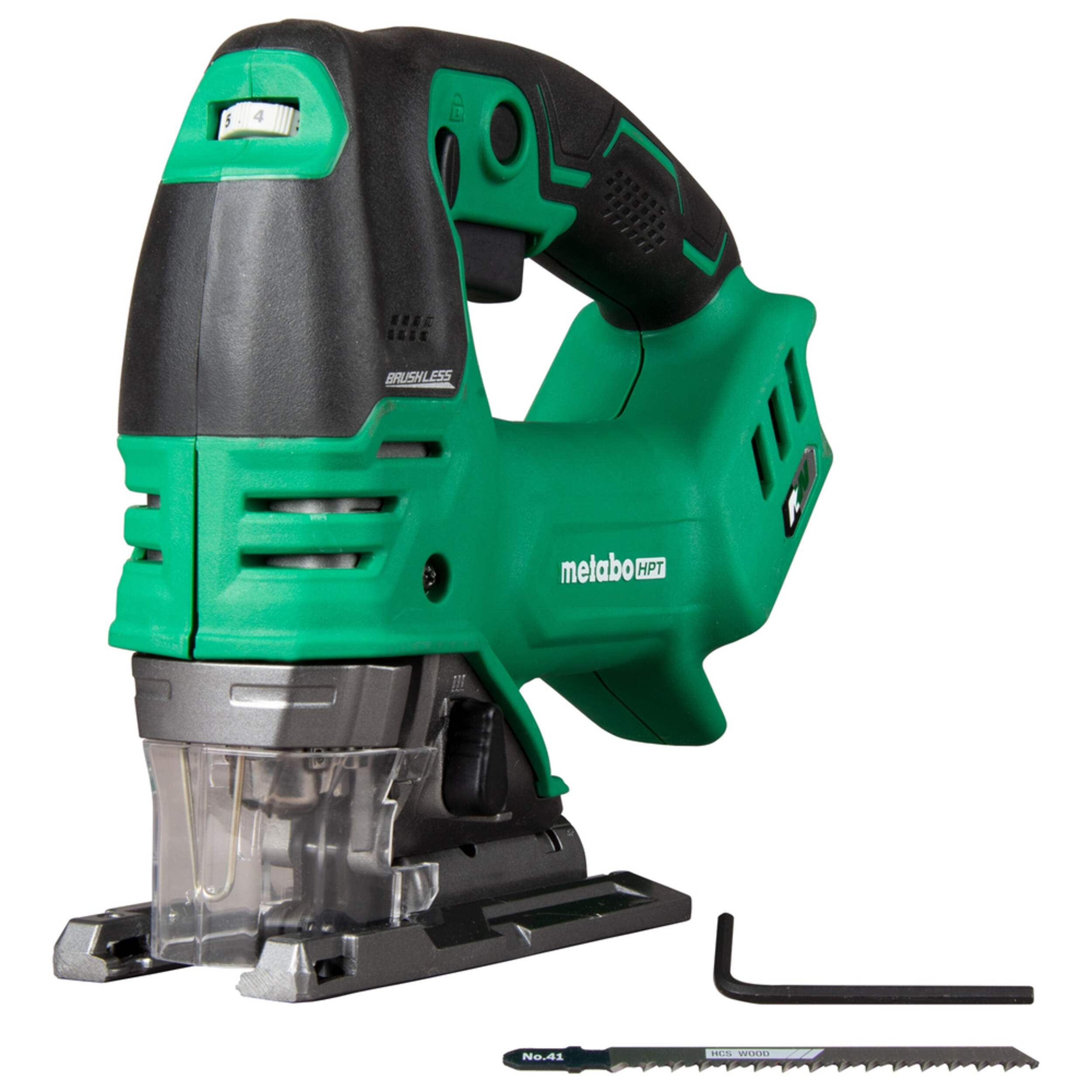 Metabo HPT 36V Brushless Jigsaw with Variable Speed Front_Three_Fourths_Angled_Left