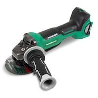 Metabo HPT 36V 4-1/2-in Paddle Switch Grinder Front_Three_Fourths_Angled_Left