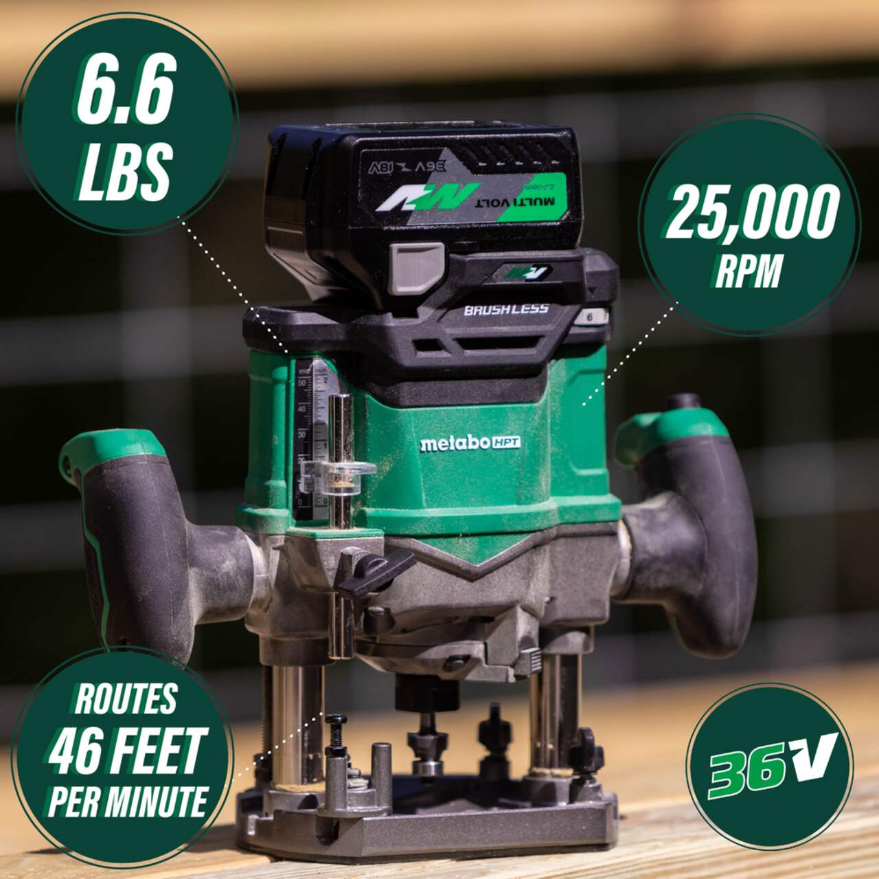 Metabo plunge hot sale router
