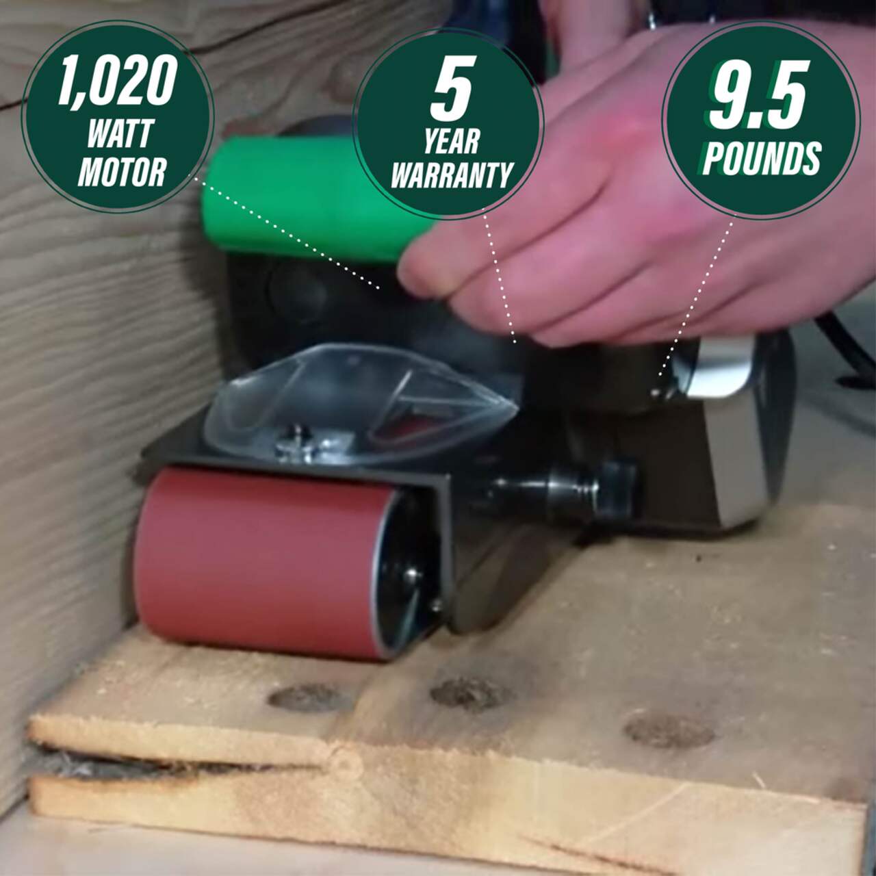 Metabo top belt sander