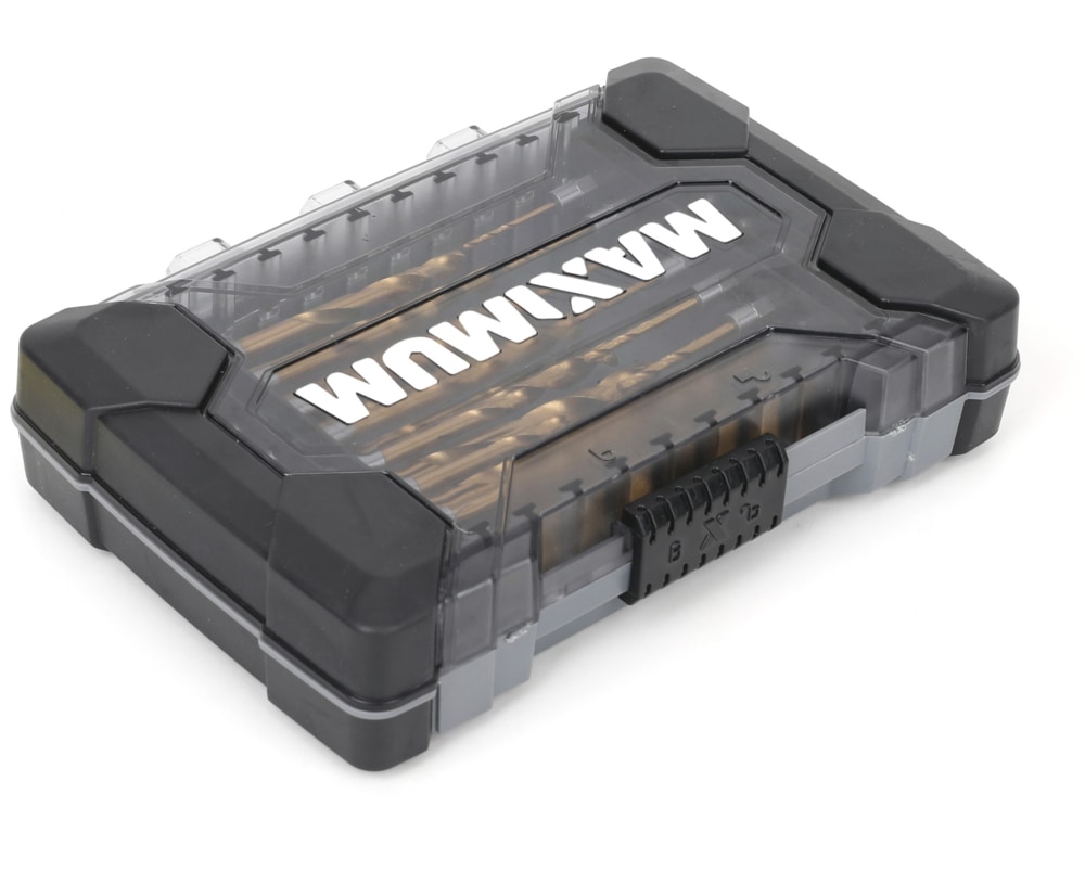 MAXIMUM Precision Point Impact 7Edge Titanium Drill Bit Set for Wood