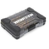 MAXIMUM Precision Point Impact 7-Edge Titanium Drill Bit Set for Wood, Metal, Plastic, 15-pc Front_Angled_Right