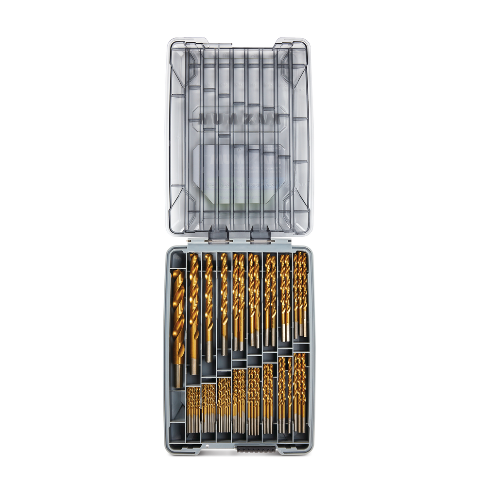 MAXIMUM Precision Point 7Edge Titanium Drill Bit Set for Wood, Metal
