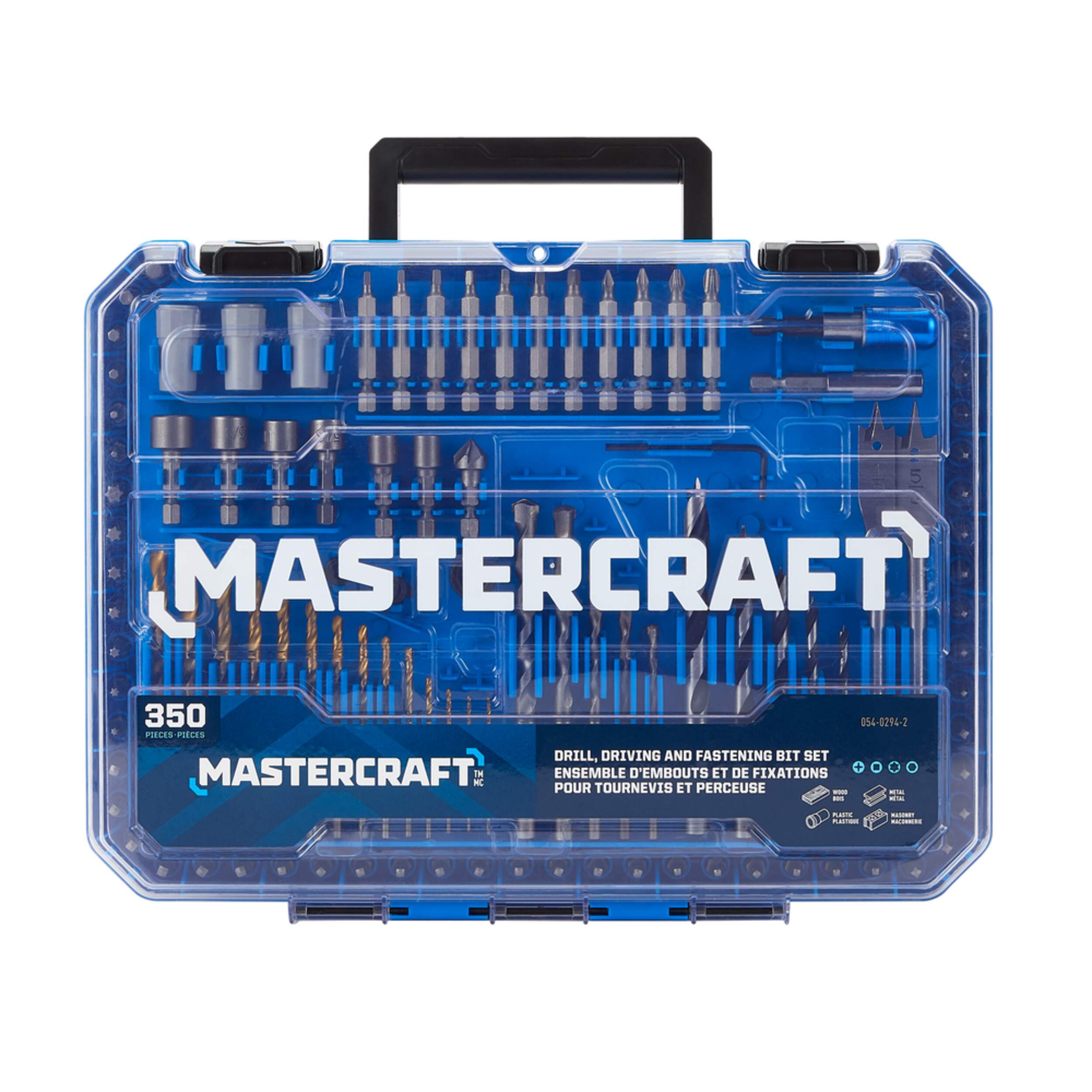 Mastercraft Titanium Drill, Drive & Fastening Bit Set for Wood, Metal
