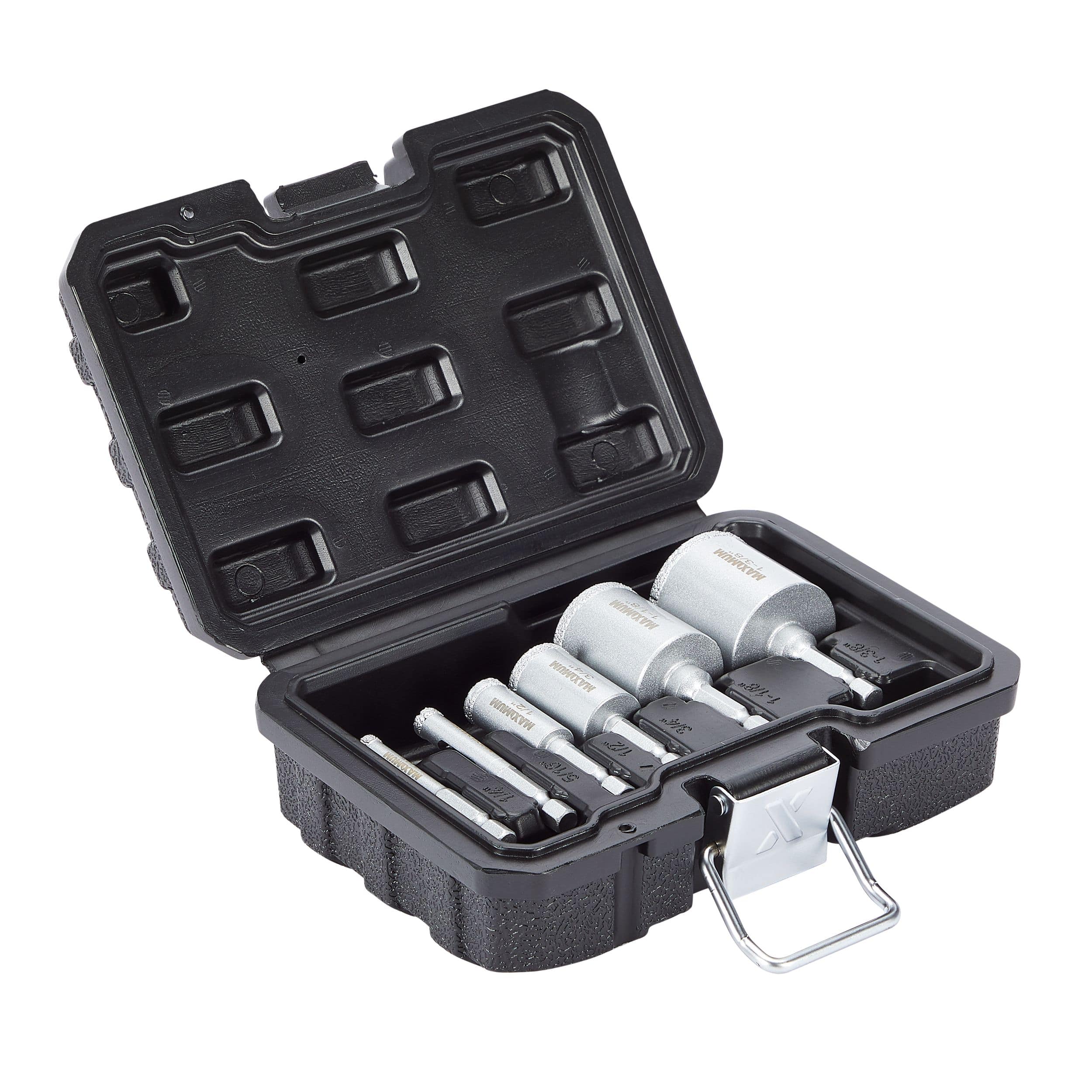 MAXIMUM Diamond Grit Coated Hole Saw Set for Granite Porcelain Ceramic 6 pc Canadian Tire