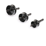 MAXIMUM Thin-Wall 8 TPI Impact Hole Saw Set, 3-pc Front_Angled_Left