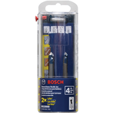Bosch Natural Stone Carbide Tipped Drill Bit Set for Tile & Granite, 4-pc Front_Flat