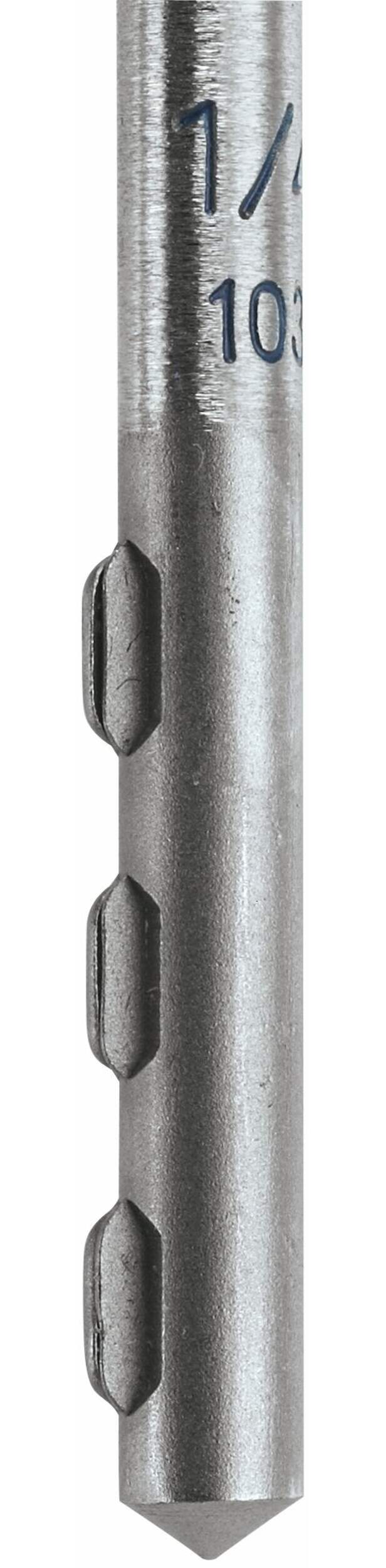 Bosch Blue Granite Turbo Hammer Drill Bit Set for Tile, Granite & Ceramic, 5-pc CloseUp