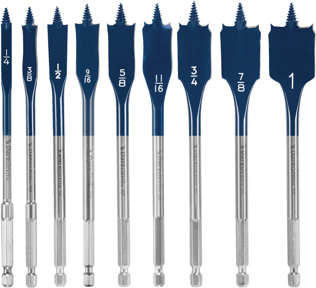 Bosch Daredevil Spade Drill Bit Set for Wood 9 pc Canadian Tire