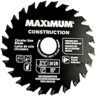 MAXIMUM 3-3/8-in 24T Carbide Circular Saw Blade, For Wood,